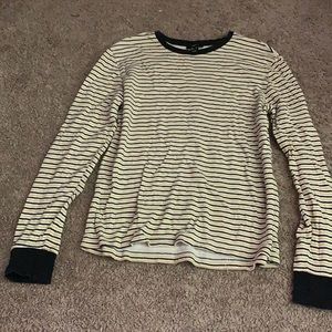 Men’s striped long sleeve shirt